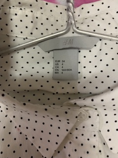 Thanh lý sơ mi H&M auth size 32,34