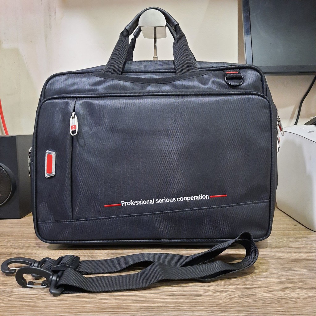 Cặp đa năng cao cấp thời trang Dù Xốp Thái viền thêu chỉ siêu bền Tặng móc khóa nam Shalla | BigBuy360 - bigbuy360.vn