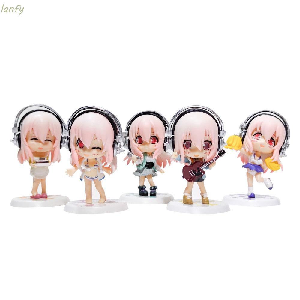 Set 5 Mô Hình Nhân Vật Anime Xinh Xắn