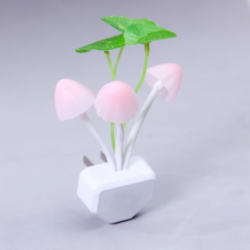 Đèn Ngủ Hình Nấm Cảm Ứng Tự Động Sáng/Tắt