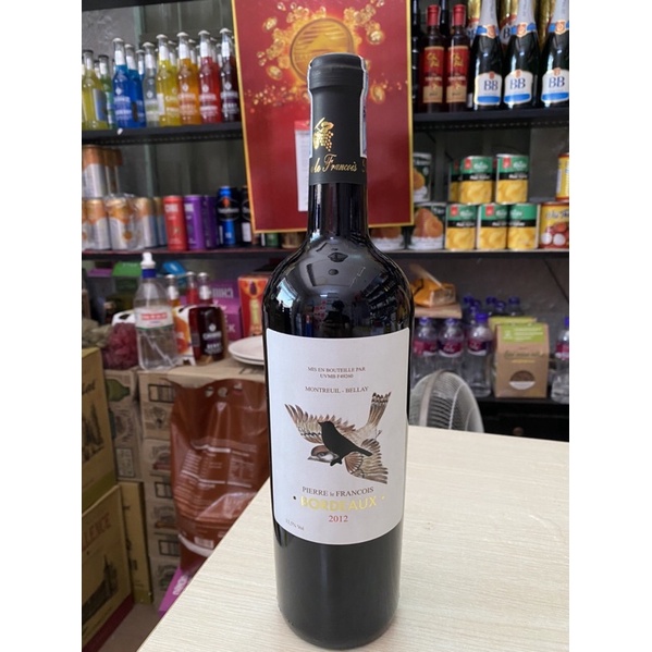 Vang Đỏ Pháp Bordeaux Con Chim Pierre le Francos 13.5 750ml