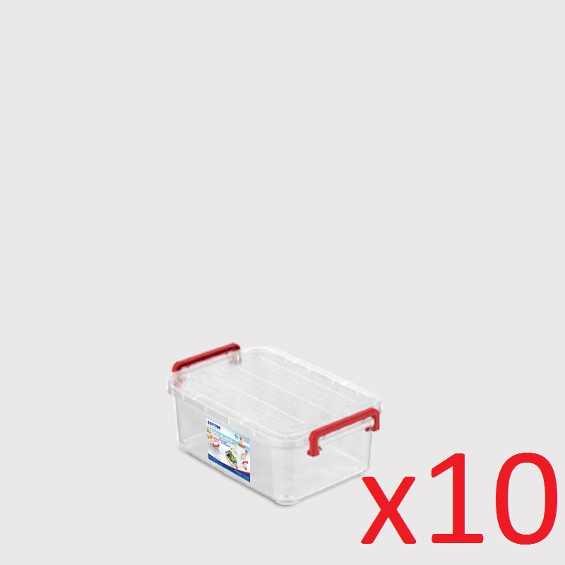 Bộ Combo 10 thùng nhựa chữ nhật đa năng Duy Tân 30L
