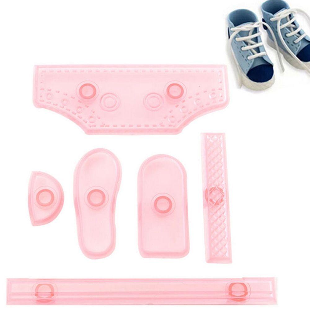 Khuôn Làm Bánh Bằng Nhựa Hình Giày Sneaker 3D Sáng Tạo Thời Trang