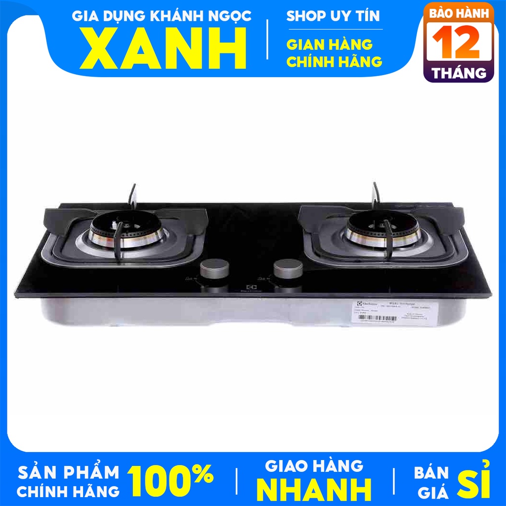 Bếp gas âm Electrolux EGT7221EK- Mới 100% Chính Hãng +Tặng dây gas,kính cường lực,ngắt gas tự động