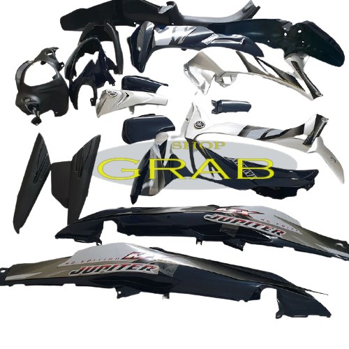Bộ vỏ nhựa Màu Xanh nhớt Loại Mắt Cáo  cho xe JUPITER MX Yamaha - TẶNG TEM XE LUÔN