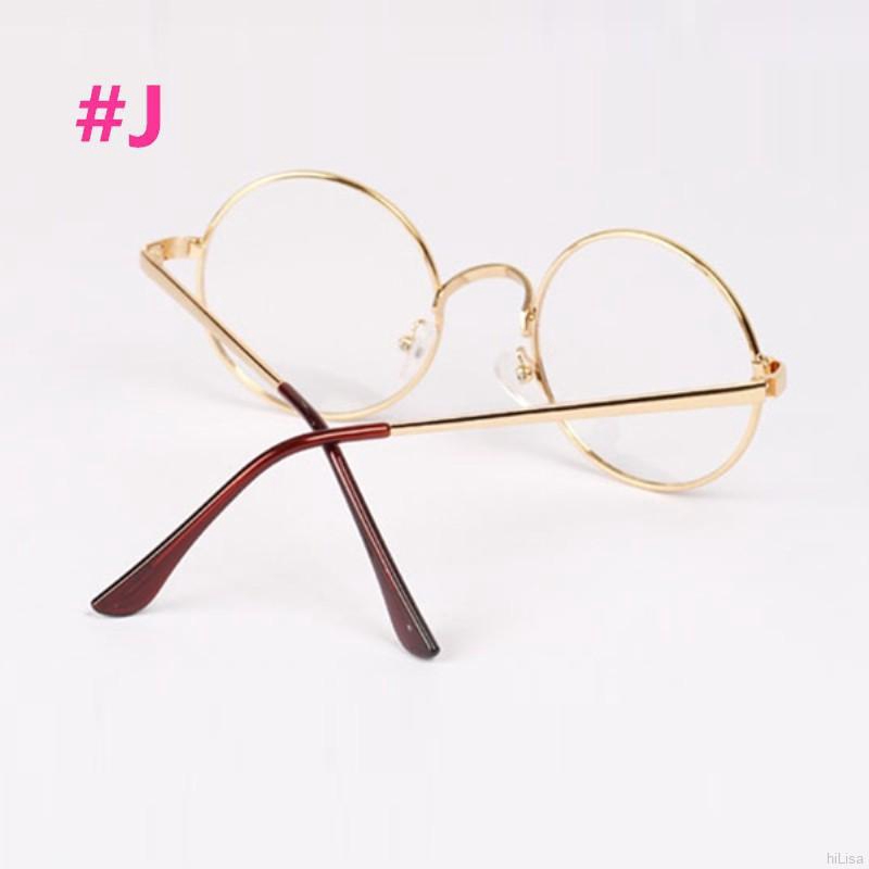 [Lisa]Kính mát tròn gọng kim loại phong cách retro | BigBuy360 - bigbuy360.vn