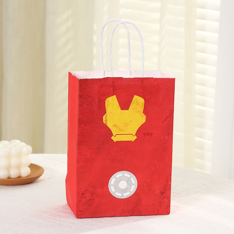 Túi Tote In Hình Siêu Anh Hùng Marvel 21*15*8cm Cho Bé