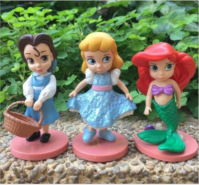 Set 11 búp bê công chúa Disney (tặng kèm tranh tô màu cát cho bé)