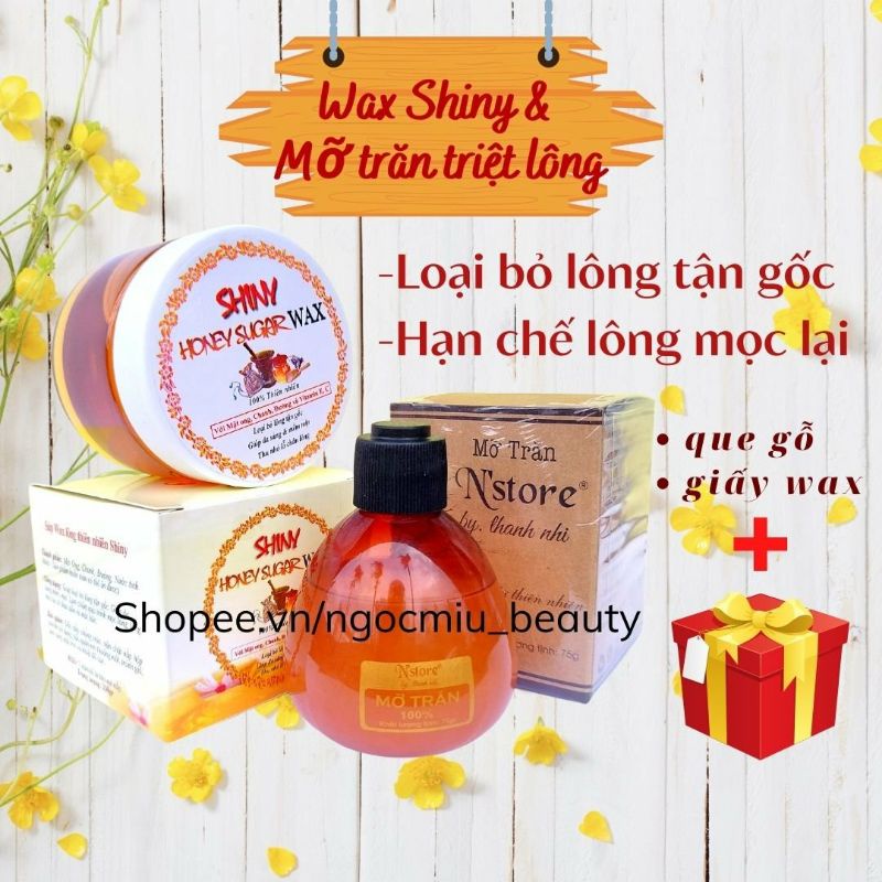 Mỡ trăn nguyên chất Nstore by thanh nhi 75g( mỡ trăng, mỡ trăn triệt lông ) date mới