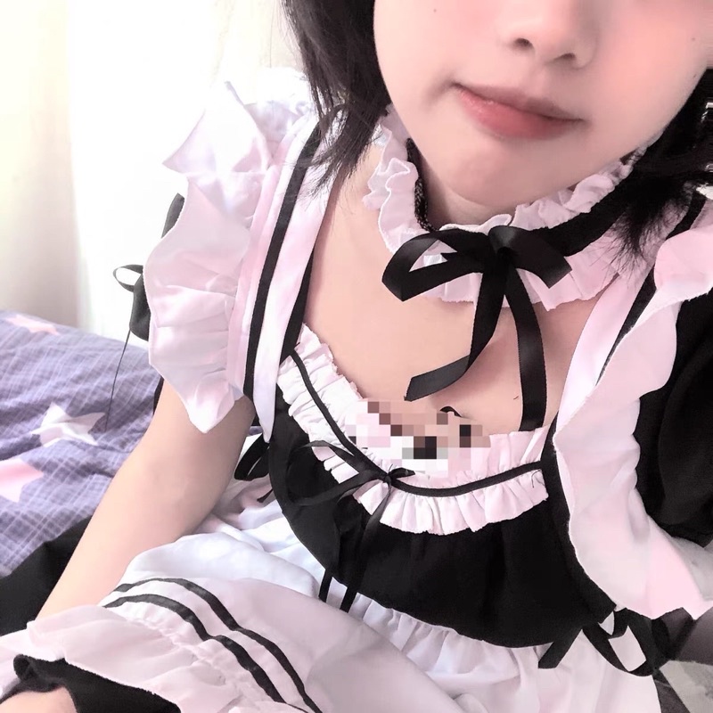 Set maid hoá trang cô hầu gái cute