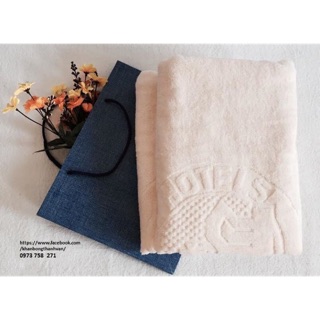 Khăn tắm logo Daiwa khách sạn Nhật, 100% cotton, thấm hút tốt, không hôi nhớt, không phai màu khi sử dụng