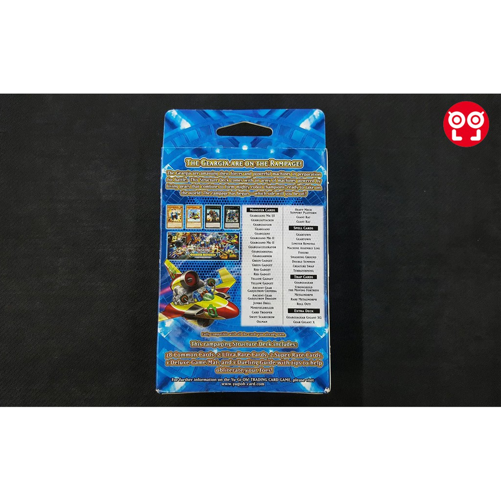 Thẻ bài Yugioh Chính Hãng Geargia Rampage Structure Deck