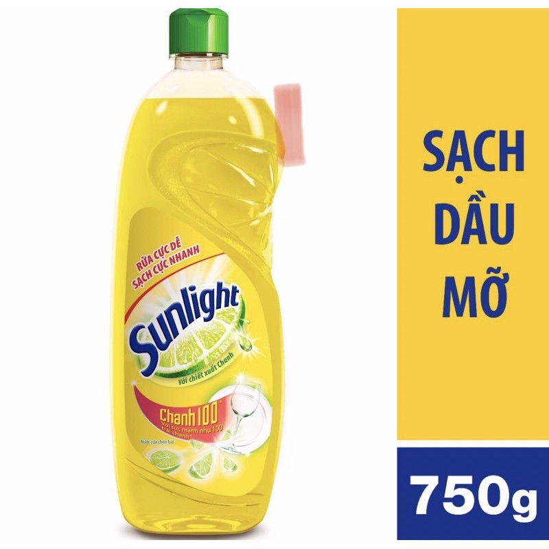 Nước rửa chén Sunlight 750 ml