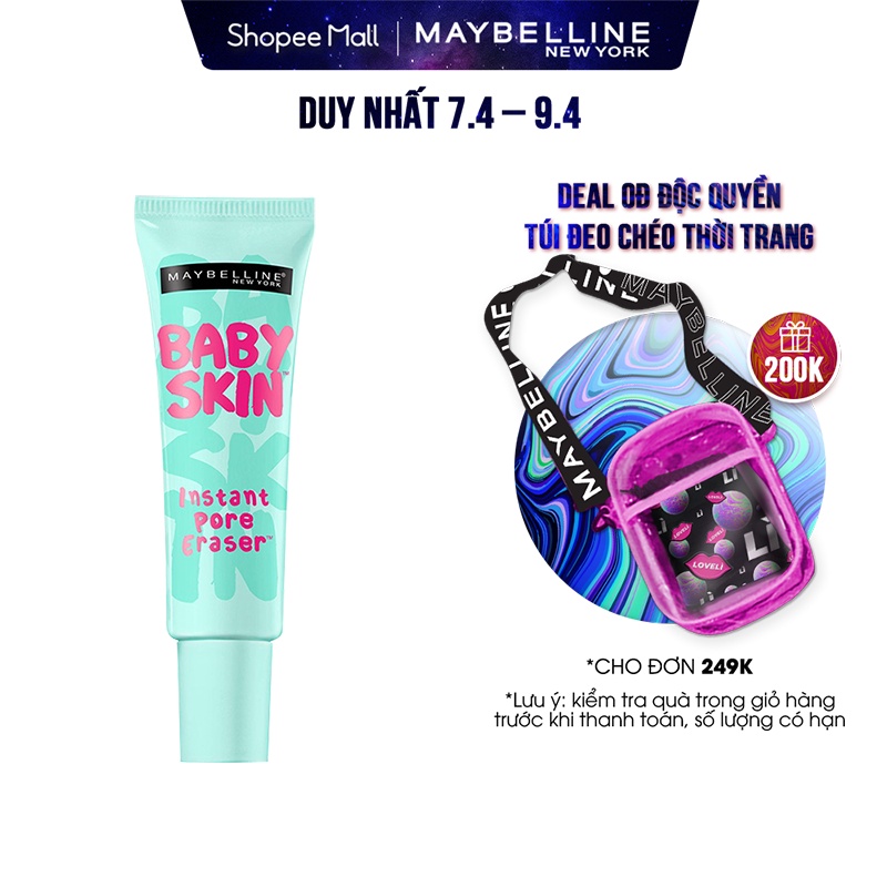 Kem lót mịn da che khuyết điểm Maybelline New York Baby Skin Pore Eraser Primer 22ml