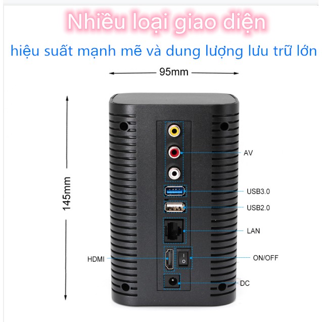 Tivi box Android9.0 one Việt Nam hỗ trợ wifi bluetooth android TV box 4GBRAM + ROM 64GB ROM bảo hành tv box 4k 12 tháng