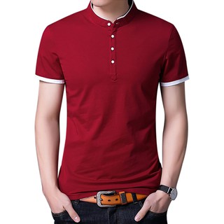 Áo Thun Nam Cổ Trụ