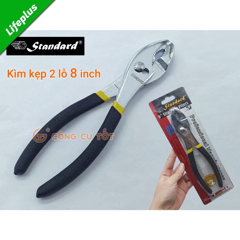 Kìm kẹp 2 lỗ 8&quot; Standard Đài Loan