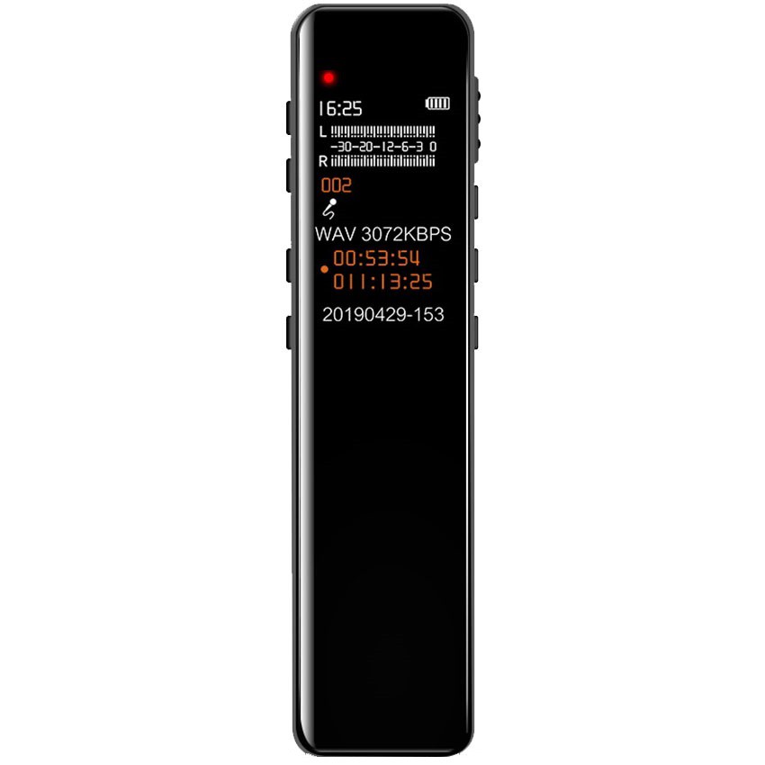 Digital Voice Recorder A618 - Máy ghi âm mini góc bo cong sang trọng bộ nhớ trong 8G