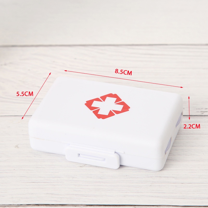 Hộp Đựng Thuốc 7 Ngăn Bằng Nhựa Trong Suốt Đa Năng