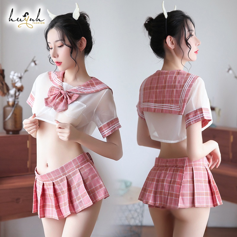 Đồ Ngủ Hóa Trang Cosplay Đồng Phục Nữ Sinh Nhật Bản - CO08