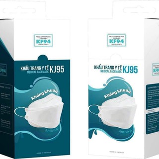 Khẩu Trang Y Tế 4 Lớp Kháng Khuẩn Kf94 Hàn Quốc KJ95 Hộp 20 chiếc