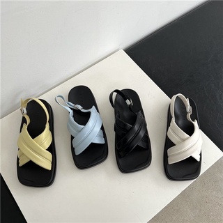 Giày Sandal Đế Dày 2022 Thời Trang Đi Biển Cho Nữ