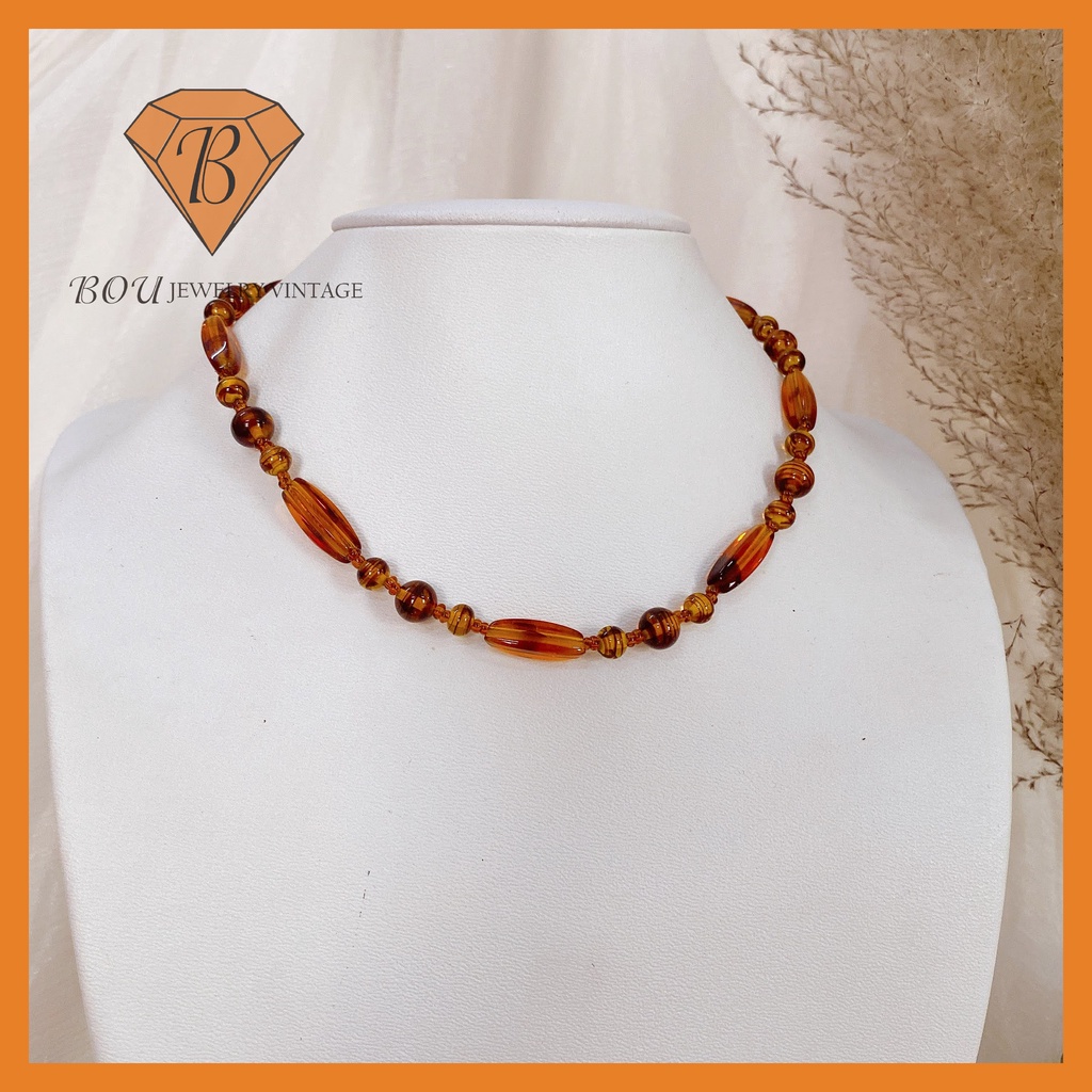 VÒNG CỔ SECONDHAND TRANG SỨC SI NHẬT BẢN BOU JEWELRY VINTAGE MÃ VC357