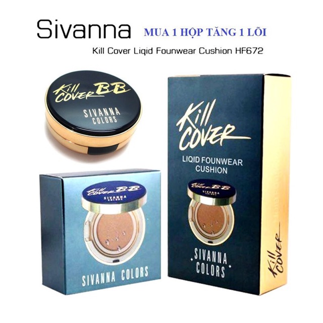 Phấn Nước Kill Cover BB Cushion Sivanna Colors HF672 | BigBuy360 - bigbuy360.vn