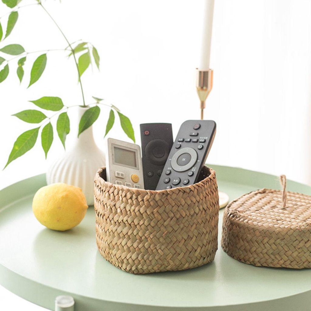 Giỏ Đan Lát Đựng Hoa Trang Trí Nhà Cửa