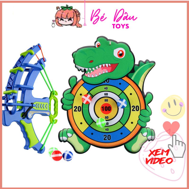 Cung ném bóng dính đồ chơi vận động, Bảng Phi Tiêu Bóng Ném Dính Rèn Luyện Tính Tập Trung và Tăng Sự Hoạt Bát Cho Bé