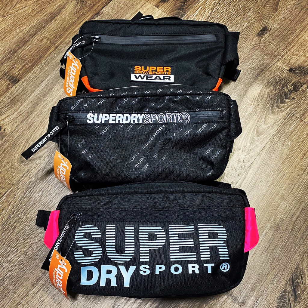 Túi bao tử Sup.er.dry Sport Bag vải polyester chống nước tốt đựng điện thoại ví tiền v.v.v | BigBuy360 - bigbuy360.vn