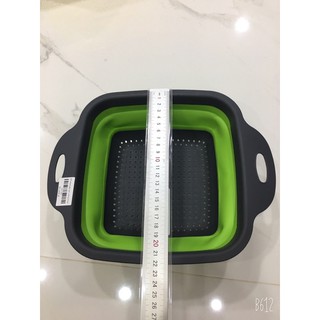 ❤️Rổ vuông silicol gấp gọn nhà bếp ✌️