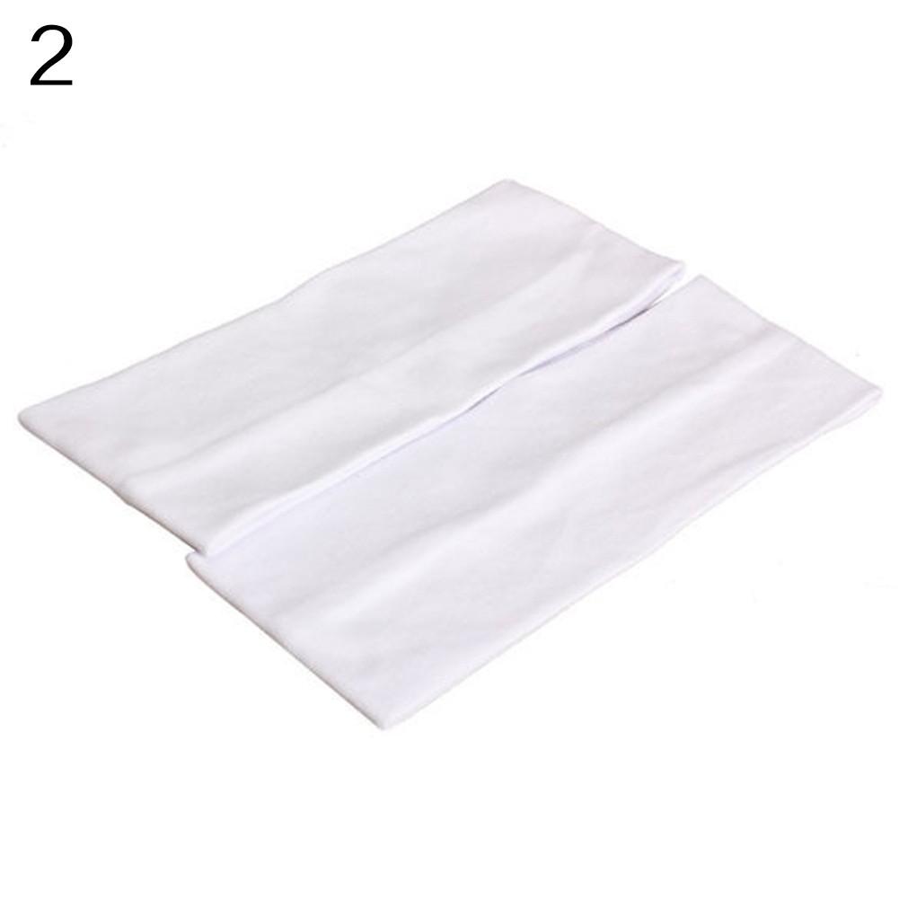 Set 2 băng đô bản to co giãn dành cho unisex tập yoga hoặc gym