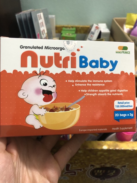 ✅CỐM VI SINH NUTRIBABY GIÚP BÉ ĂN NGON(sản phẩm này ko phải là thuốc không có tác dụng thay thế thuốc chữa bệnh)