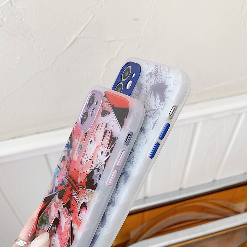 One Piece Luffy áp dụng cho Ốp lưng điện thoại iPhone7 / 8plus 12mini / 11Pro / Max Apple XS / XR mềm