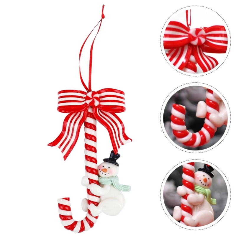 Phụ Kiện Treo Trang Trí Cây Thông Giáng Sinh Hình Ông Già Noel Dễ Thương