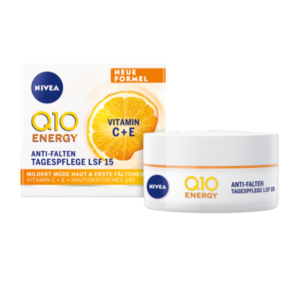 Kem dưỡng trắng da, chống lão hóa Nivea Q10 Energy – Nội địa Đức