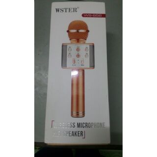 Micro karaoke WS 858 Micro Loa bluetooth