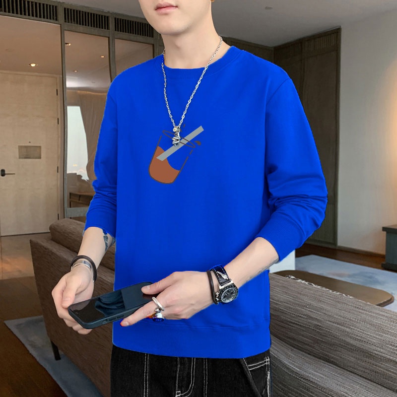 Áo Nỉ Chui Đầu In Hình Giản Dị Thời Trang Dành Cho Nam
