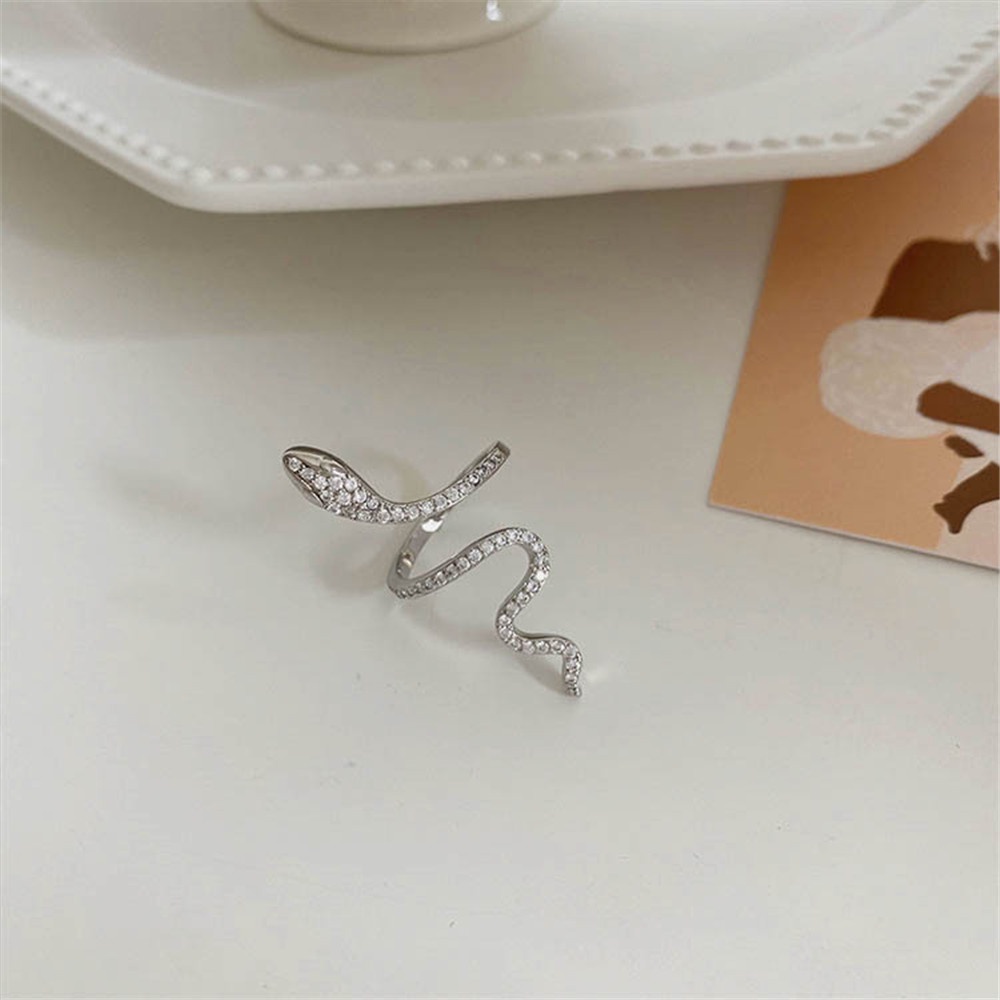 Nhẫn Hình Rắn Đính Đá Thời Trang Cho Nữ