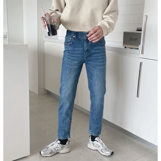 Quần Jean Nam Cao Cấp Dáng Hàn Quốc Rách Gấu Basic N732