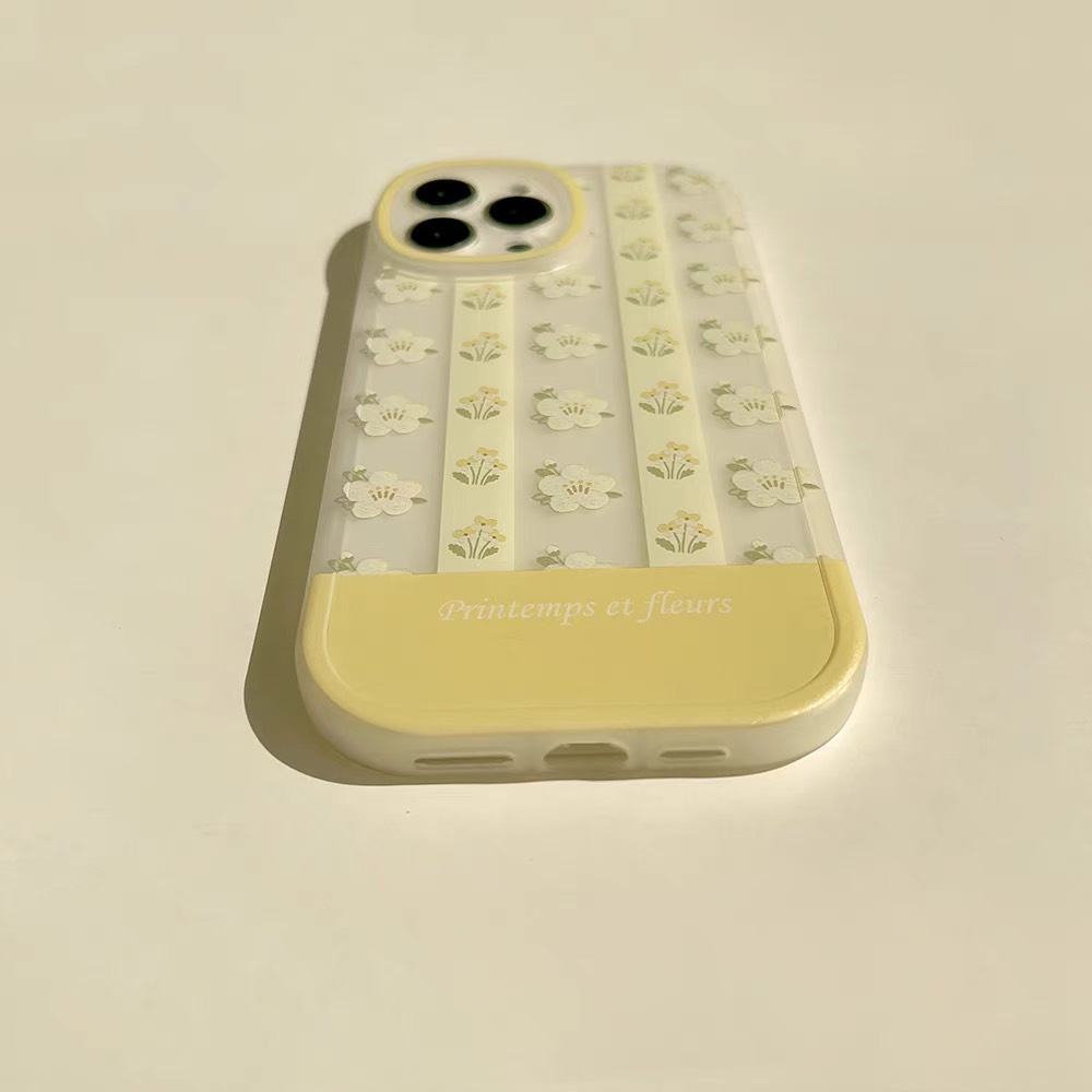Ốp lưng iphone dẻo Hoa Vàng Printemps et fleuts (KHÔNG KÈM NƠ) 13/pro/promax/12promax/12pro/12/11promax/11/7plus/8plus