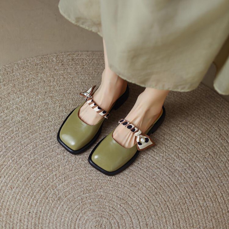 Dép bít mũi IELGY đế dày thời trang pháp cho nữ