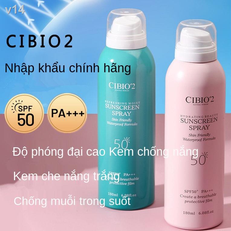 ▼❇Xịt chống nắng, làm trắng da, cách ly thấm nước và mồ hôi gấp 50 lần không màu trong suốt