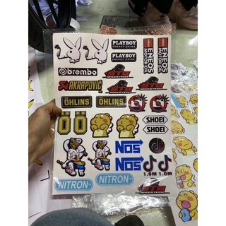 tem dán xe máy sticker