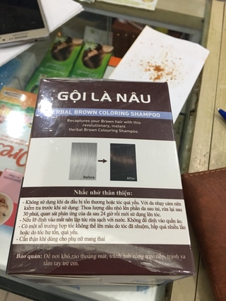 Dầu gội Matrix Gội là nâu (hộp 10 gói ,25ml/gói )