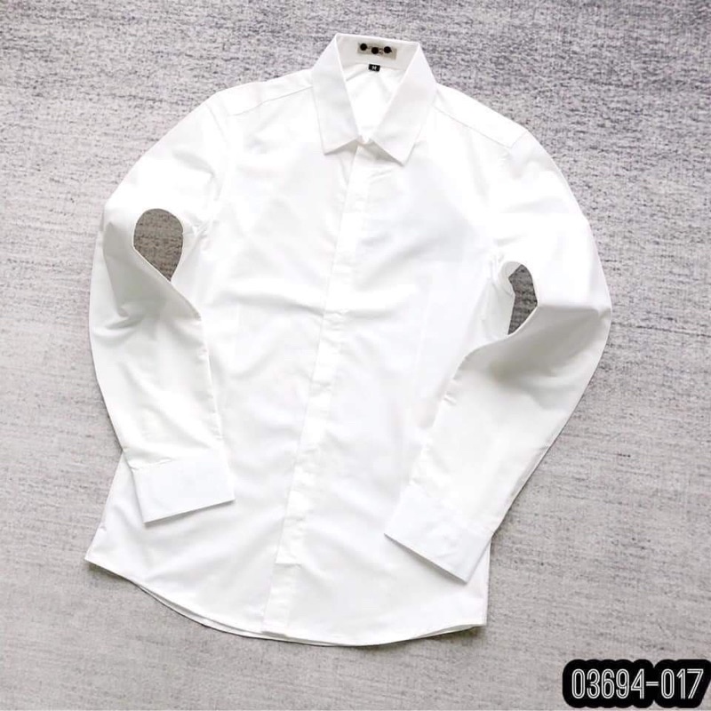 Áo sơ mi dài tay nam cotton có họa tiết, Áo sơ mi thời trang học sinh btshop từ 45 đến 75 kg.