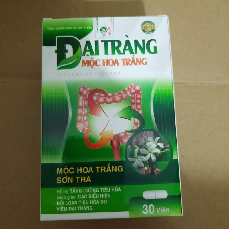 Viên uống ĐẠI TRÀNG MỘC HOA TRẮNG - người bị viêm đại tràng, đại tràng co thắt