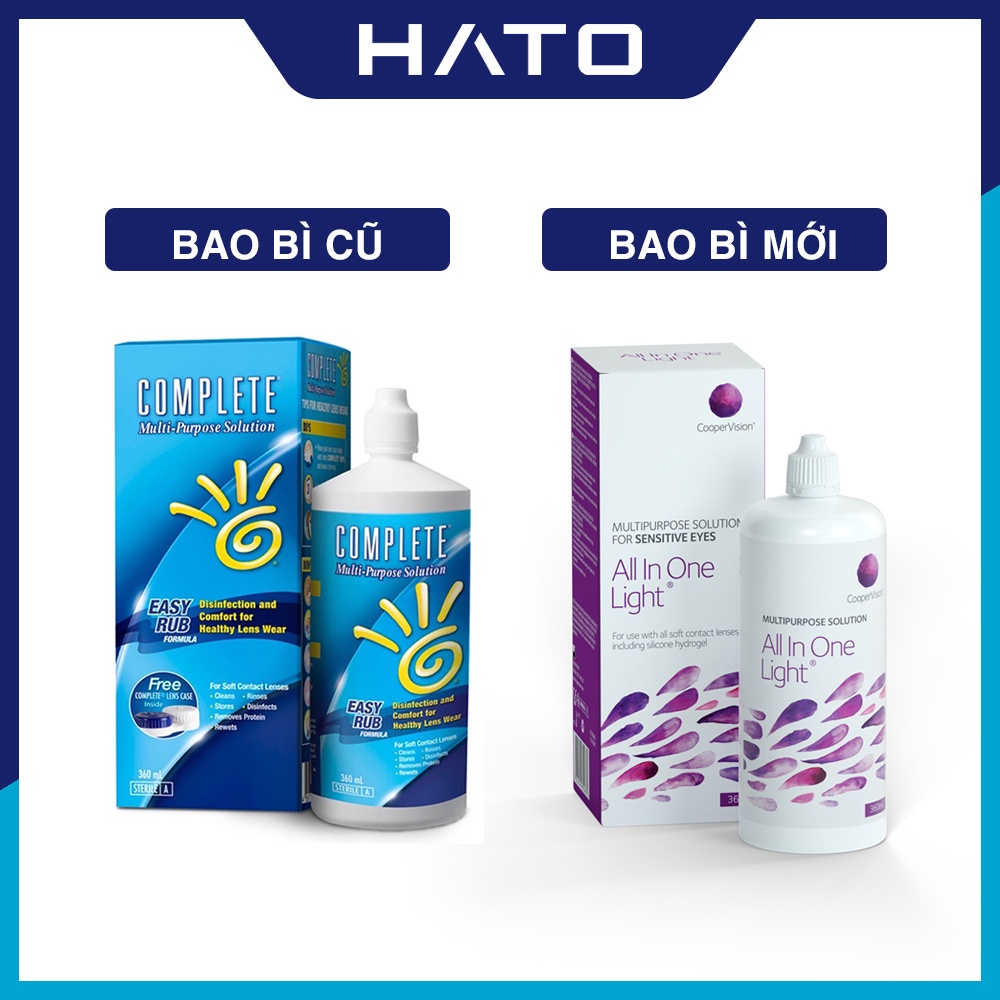 Nước Ngâm Contact Lens Kính Áp Tròng Abbott Mỹ CooperVision Light  Date Mới, Chính Hãng