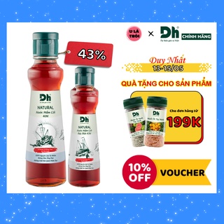 Nước mắm cốt 40n natural dh foods chua ngọt gừng sả ớt me- bếp u là trời 180ml 400ml